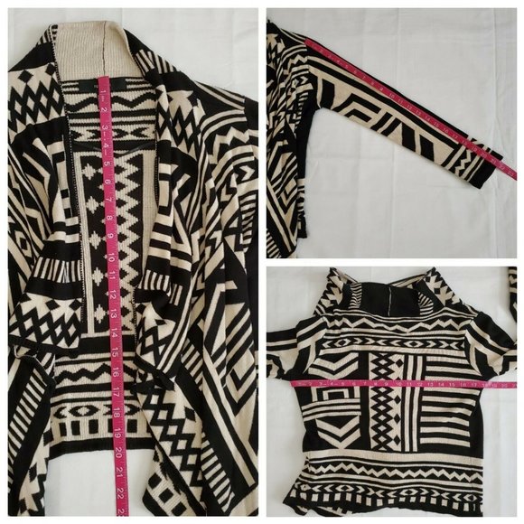 Forever 21 Womens Open Front Kimono Cardigan Small - Picture 7 of 9